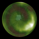 The nightglow as seen at the northern polar region. The cause of the spiral shape remains a mystery.